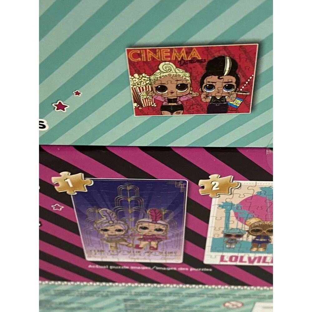 Girls LOL Surprise Dolls 8-Puzzle Pack 48 Pieces Per Puzzle - New